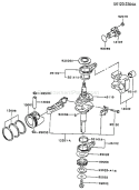 Page J Diagram and Parts List for FC400V AS03 Kawasaki Engine