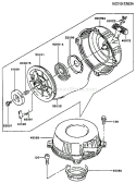 Page J Diagram and Parts List for FC400V AS04 Kawasaki Engine