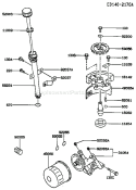 Page H Diagram and Parts List for FC400V AS04 Kawasaki Engine