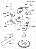 Part Location Diagram of 12004-2097 Kawasaki Valve-Intake