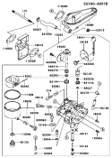 Page B Diagram and Parts List for FC401V AS00 Kawasaki Engine