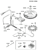 Page F Diagram and Parts List for FC401V AS00 Kawasaki Engine