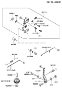 Page C Diagram and Parts List for FC401V AS01 Kawasaki Engine