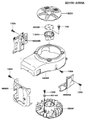 Page D Diagram and Parts List for FC401V AS01 Kawasaki Engine