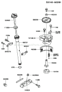 Page H Diagram and Parts List for FC401V AS01 Kawasaki Engine