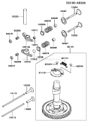 Page L Diagram and Parts List for FC401V AS02 Kawasaki Engine