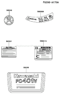 Page H Diagram and Parts List for FC401V AS02 Kawasaki Engine