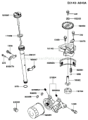 Page H Diagram and Parts List for FC401V AS04 Kawasaki Engine