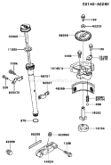 Page H Diagram and Parts List for FC401V BS01 Kawasaki Engine