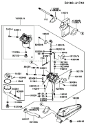 Part Location Diagram of 92150-2301 Kawasaki Bolt