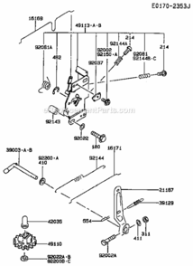 Part Location Diagram of 92002-2188 Kawasaki Bolt