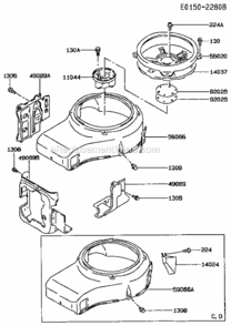 Part Location Diagram of 224B0616 Kawasaki Screw-Pan-Wp-Cros