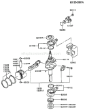 Page J Diagram and Parts List for FC420V AS03 Kawasaki Engine