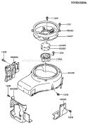 Page D Diagram and Parts List for FC420V AS03 Kawasaki Engine