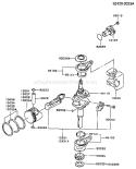 Page J Diagram and Parts List for FC420V AS04 Kawasaki Engine