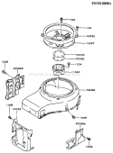 Page D Diagram and Parts List for FC420V AS04 Kawasaki Engine