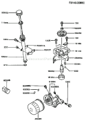 Page H Diagram and Parts List for FC420V AS12 Kawasaki Engine
