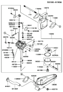 Page B Diagram and Parts List for FC420V AS20 Kawasaki Engine