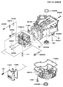 Page E Diagram and Parts List for FC420V AS20 Kawasaki Engine