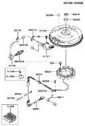 Page F Diagram and Parts List for FC420V AS20 Kawasaki Engine