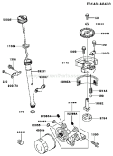 Page H Diagram and Parts List for FC420V AS20 Kawasaki Engine