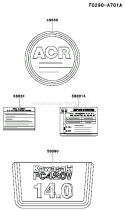 Page G Diagram and Parts List for FC420V AS27 Kawasaki Engine