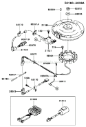 Page F Diagram and Parts List for FC420V AS28 Kawasaki Engine