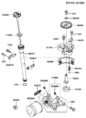 Page H Diagram and Parts List for FC420V AS28 Kawasaki Engine