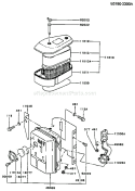 Page A Diagram and Parts List for FC420V BS02 Kawasaki Engine