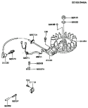 Page F Diagram and Parts List for FC420V BS02 Kawasaki Engine