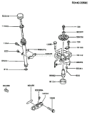 Page H Diagram and Parts List for FC420V BS02 Kawasaki Engine