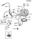Page F Diagram and Parts List for FC420V AS08 Kawasaki Engine