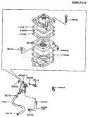 Page G Diagram and Parts List for FC420V AS08 Kawasaki Engine