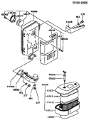 Page A Diagram and Parts List for FC420V BS13 Kawasaki Engine