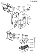 Page A Diagram and Parts List for FC420V BS14 Kawasaki Engine