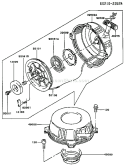 Page J Diagram and Parts List for FC420V BS13 Kawasaki Engine