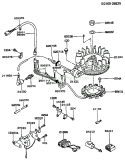 Page F Diagram and Parts List for FC420V BS14 Kawasaki Engine