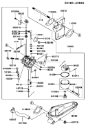 Page B Diagram and Parts List for FC420V BS22 Kawasaki Engine