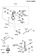 Page C Diagram and Parts List for FC420V BS22 Kawasaki Engine