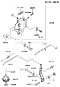 Page C Diagram and Parts List for FC420V AS23 Kawasaki Engine