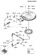 Page F Diagram and Parts List for FC420V AS23 Kawasaki Engine