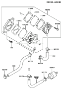 Page G Diagram and Parts List for FC420V AS23 Kawasaki Engine
