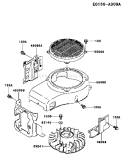 Page D Diagram and Parts List for FC420V AS26 Kawasaki Engine