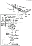 Page B Diagram and Parts List for FC420V CS05 Kawasaki Engine