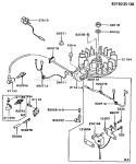 Page F Diagram and Parts List for FC420V CS05 Kawasaki Engine