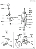 Page H Diagram and Parts List for FC420V CS05 Kawasaki Engine