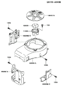 Page D Diagram and Parts List for FC420V BS06 Kawasaki Engine