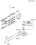 Page K Diagram and Parts List for FC420V CS07 Kawasaki Engine
