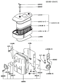 Page A Diagram and Parts List for FC420V BS01 Kawasaki Engine
