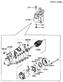 Page K Diagram and Parts List for FC420V AS08 Kawasaki Engine